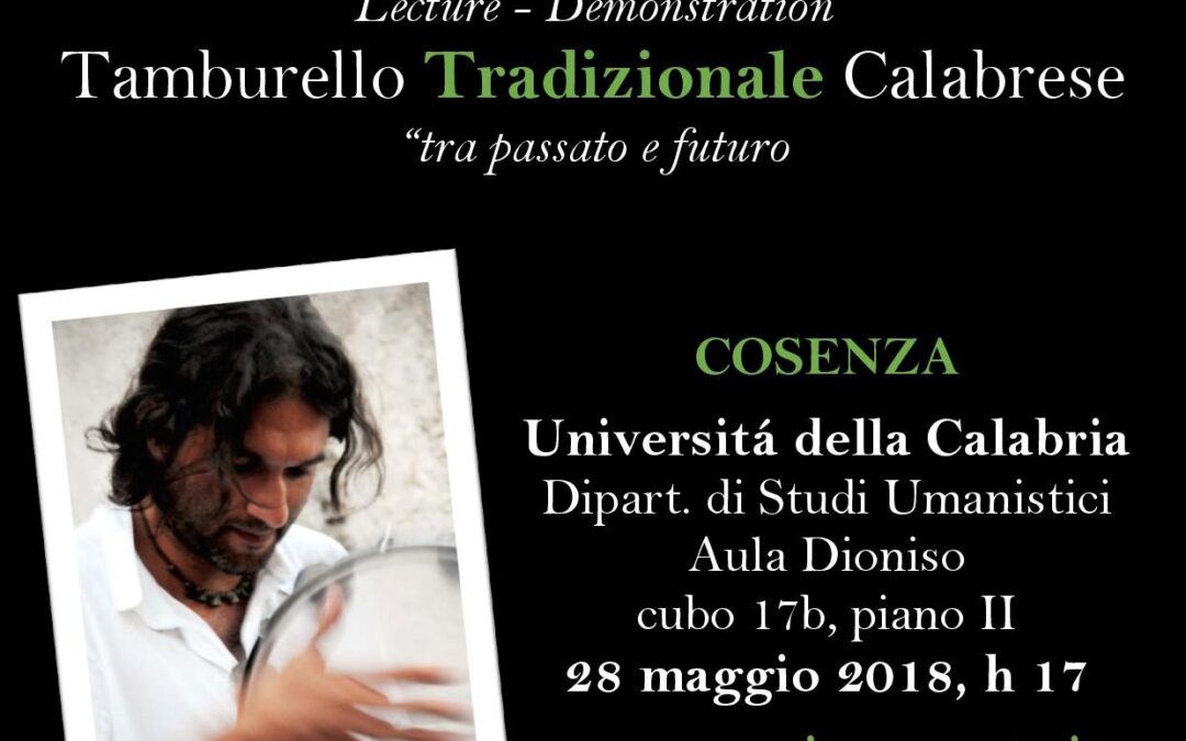 Lecture – Demonstration – Maggio 2018 – UniCal Cosenza